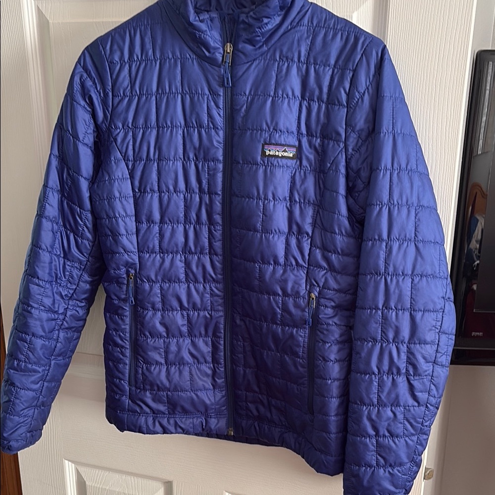 Patagonia lobelia color Insulated Jacket.